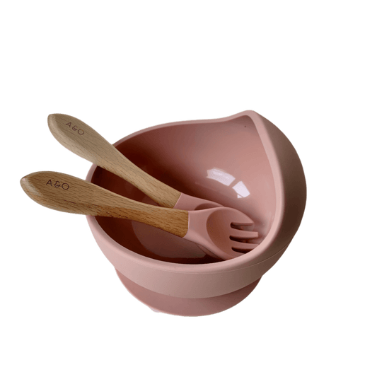 Bowl de Silicone com Sucção - Blush