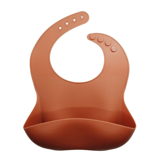 Babador de Silicone BiBi - Terracota