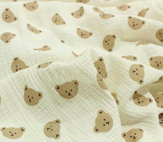 Swaddle 100% algodão orgânico - Urso